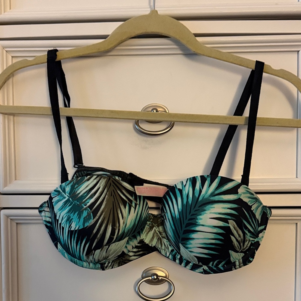 Victoria Secret Pink Tropical Print Underwire Push up Bra